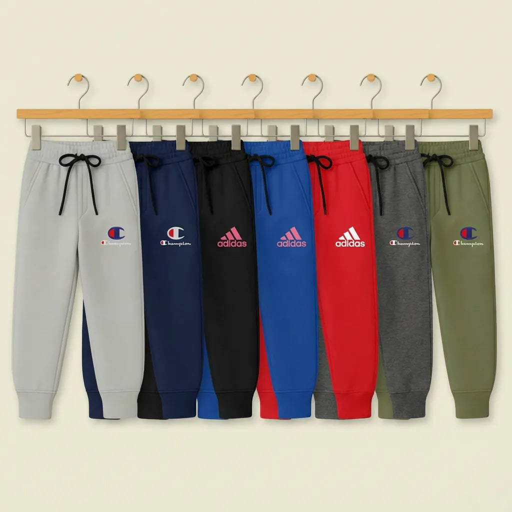 Kids Fleece Trousers  Unisex– Soft Warm Joggers (26 – 36 inches)