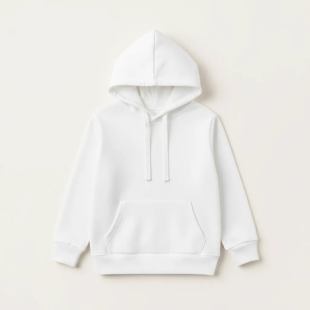 Unisex Plain Hoodie Collection – 7 Color Series Premium Cotton Fleece Wear